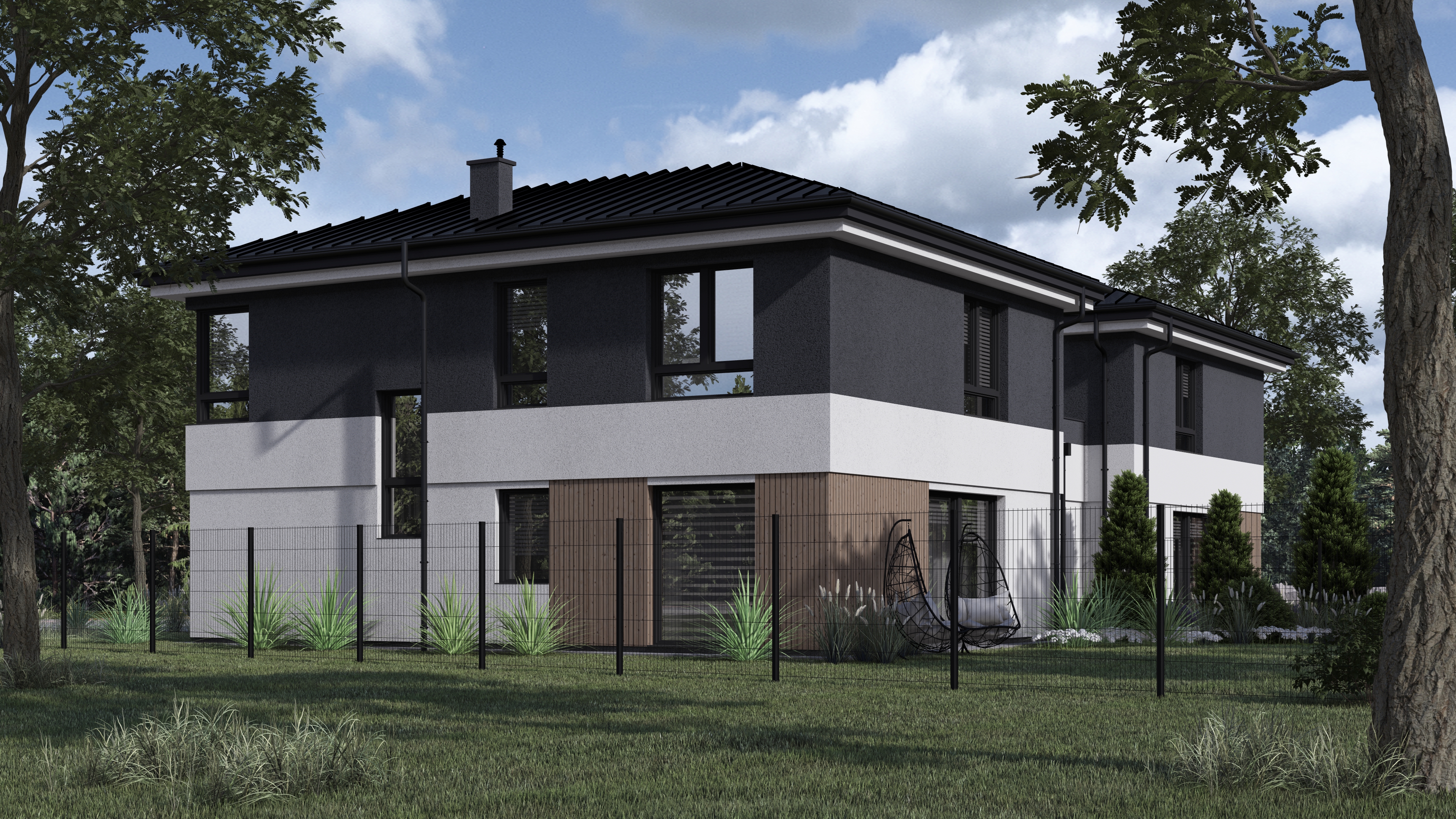 Wizualizacja zewnętrzna inwestycji JLG Development